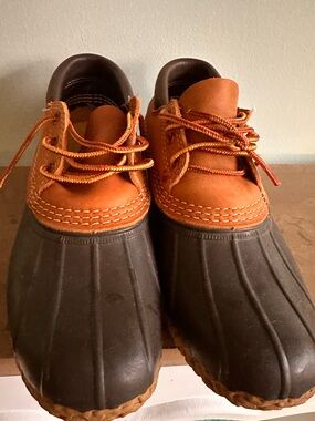 L.L.Bean Bean | Men’s Size 8 | Rubber Mocs | Tan, Bean Boot Brown, and Gum